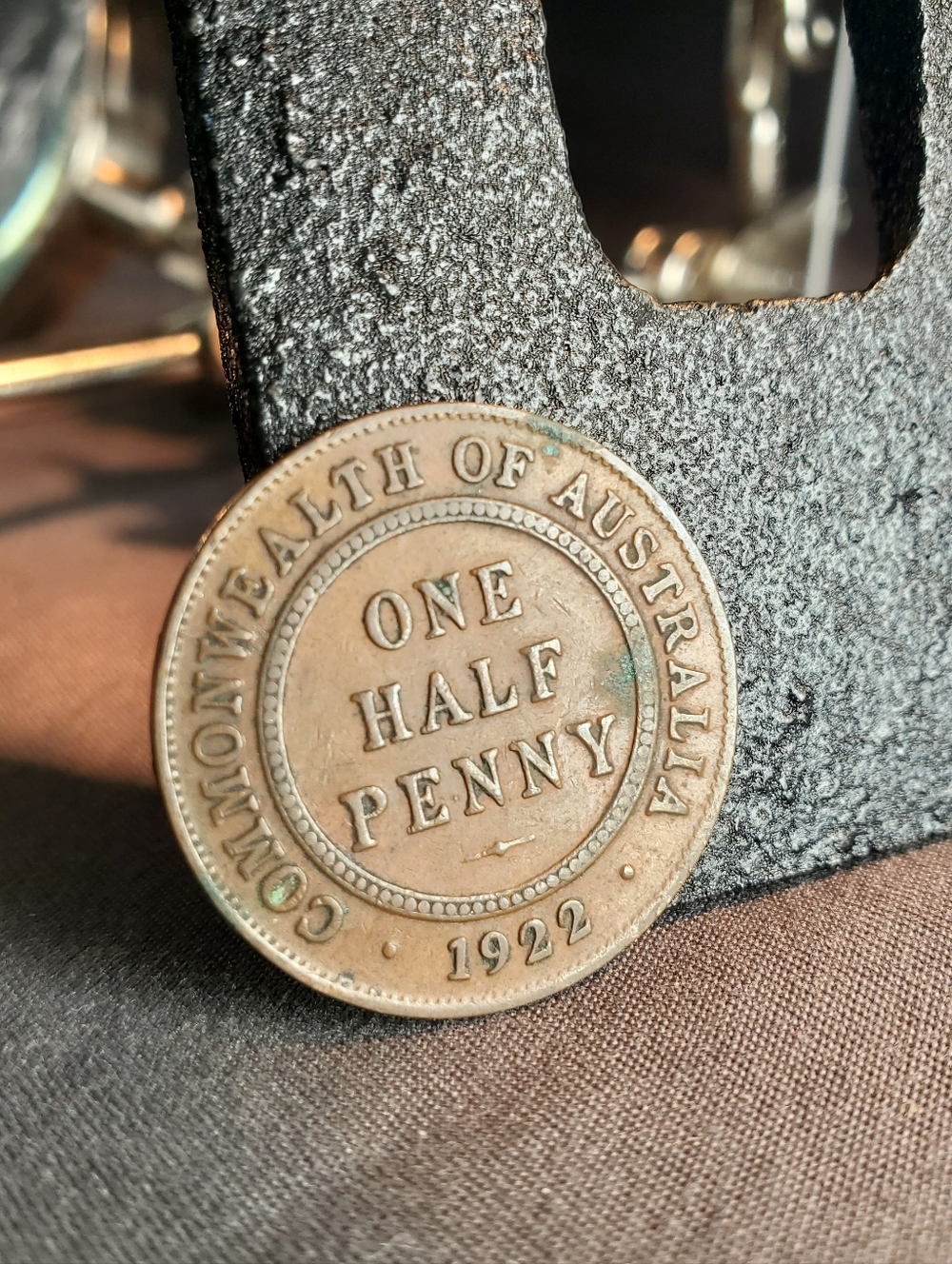 Circulated 1922 Australia 1/2 Penny KM# 22
